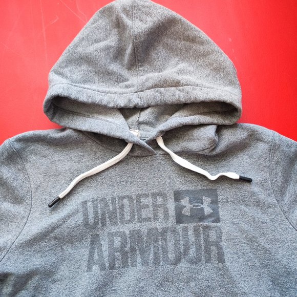 Under Armour Threadborne hoodie grey women's size S - Picture 2 of 5